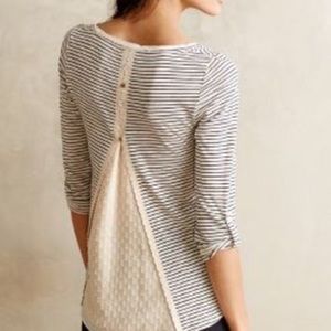 Anthropologie Meadow Rue Cassia Striped Top